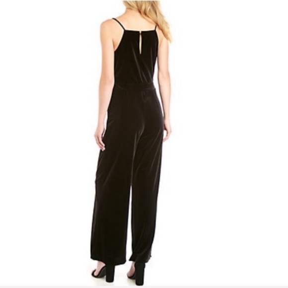 Velvet Black Halter Jumpsuit Size 4,6,8 - Picture 2 of 7